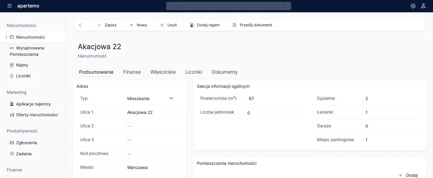 System zarządzania nieruchomościami, który naprawdę działa